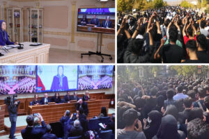 Studenter runtom Iran trotsade regimens repressiva säkerhetsåtgärder på onsdagen och firade Studentdagen med stora protester, sittstrejker och strejker i landets universitet.