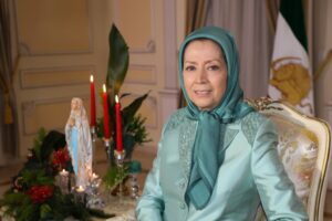 Iranska nationella motståndsrådets valda president Maryam Rajavi önskade kristna världen över en god jul i sitt jultal, den 24 december.