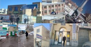 Iranska folket bojkottade helt regimens skenval till parlamentet och expertrådet den första mars. Bild från NCRI:s utrikesutskott.