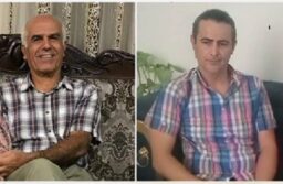 Politiska fångarna Behrouz Ehsani, 69 år, och Mehdi Hassani, 48 år, dömda till döden av den iranska regimen för medlemskap i den demokratiska oppositionen, Folkets Mojahedin.