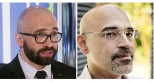 Rouzbeh Parsi (till höger) och Meisam Behroozesh (till vänster).